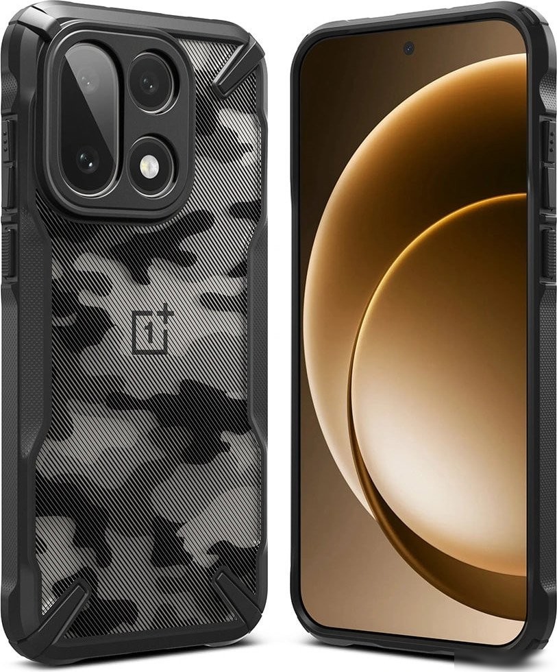 Чехол для телефона Ringke Fusion X для OnePlus 15 (Camo Black)