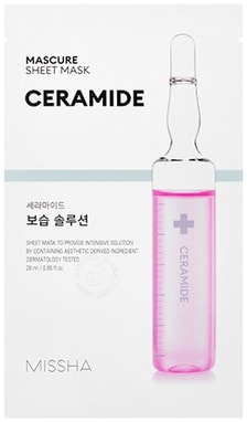Косметика по уходу за лицом Missha Mascure Moisture Barrier Solution Sheet Mask Ceramide 28 мл