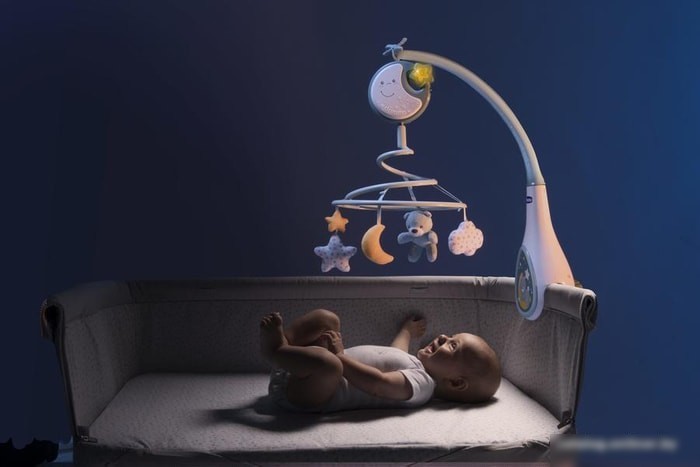 Музыкальная карусель (мобиль) Chicco Next2Dreams 00007627200000 (голубой)