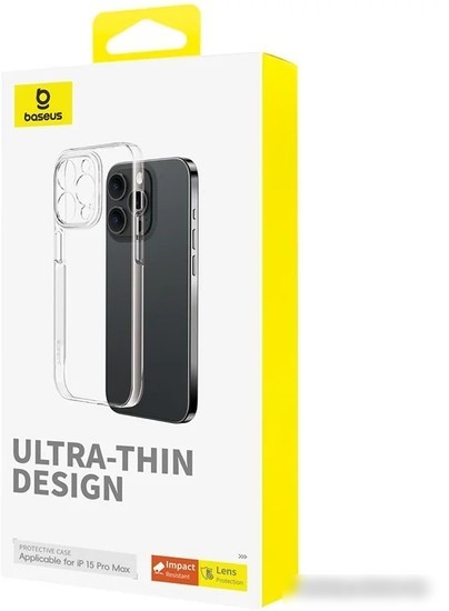 Чехол для телефона Baseus Lucent для iPhone 15 Pro Max 660152104A (прозрачный)