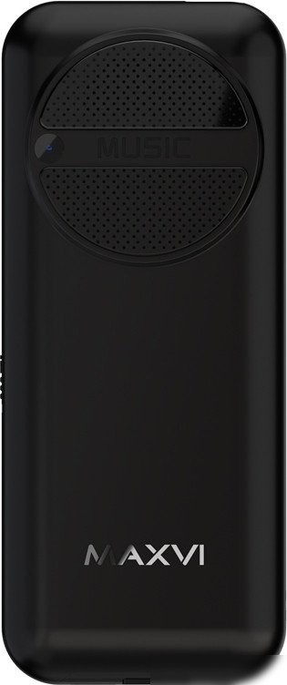Кнопочный телефон Maxvi P18i (черный)
