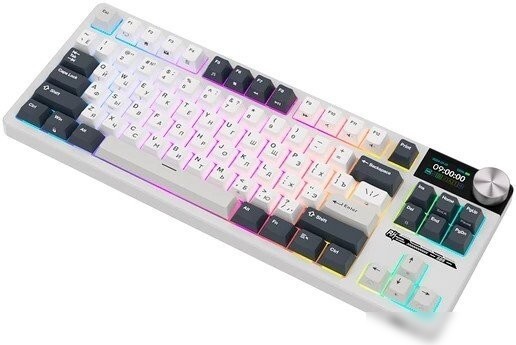 Клавиатура Royal Kludge S85 White Night (RK Cloud)