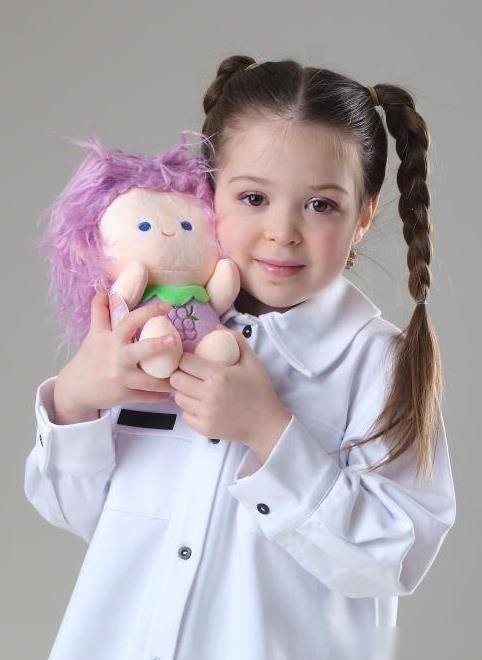 Классическая игрушка ILikeGift Fruit babies 106-108 (purple)