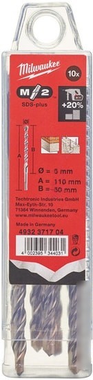 Набор оснастки Milwaukee 4932371704 (10 предметов)