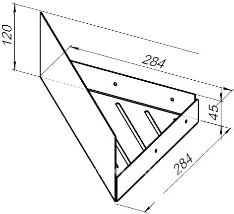 Aquanet Полка Магнум 302237