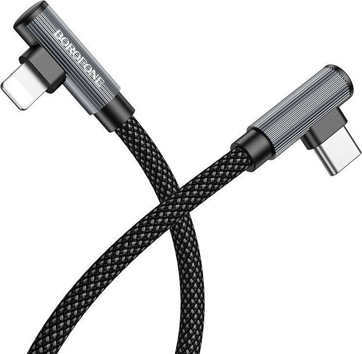 Кабель Borofone BU50 USB Type-C - Lightning (1 м, черный)