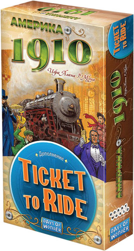 Настольная игра Мир Хобби Ticket To Ride: Америка 1910 (дополнение)