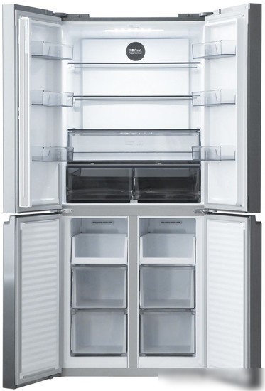 Четырёхдверный холодильник CENTEK CT-1744 Red