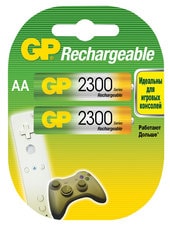 Аккумуляторы GP AA 2300mAh 2 шт. [2300AAHC]