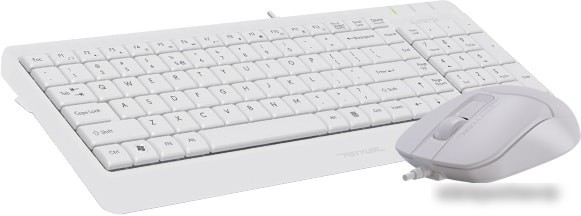 Клавиатура + мышь A4Tech Fstyler F1512 (белый)