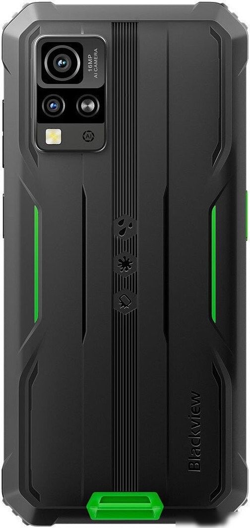 Телефон Blackview BV4800 SE 4GB/64GB (черный/зеленый)