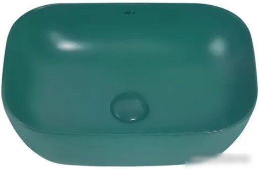 Умывальник Abber Rechteck AC2200MBG (темно-зеленый матовый)