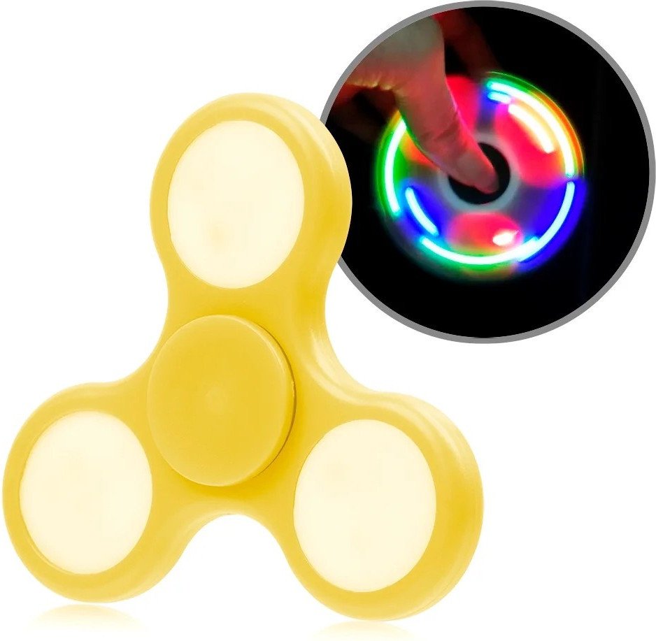 Фиджет спиннер Bingo Hand Spinner LED (желтый)