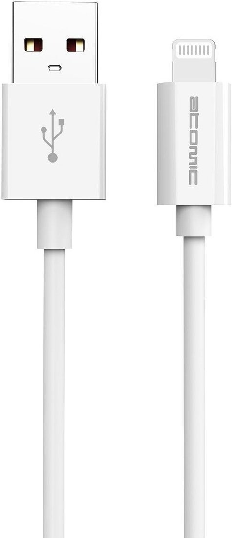 Кабель Atomic 30.259 Ene Connect USB Type-A - Lightning (1 м, белый)