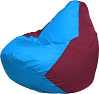 Кресло-мешок Flagman Груша Мега XXXL Г3.1-281 (голубой/бордовый)