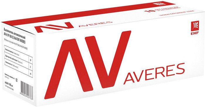 Выключатель автоматический EKF Averes AV-6 1P 2A (C) 6kA mcb6-1-02C-av