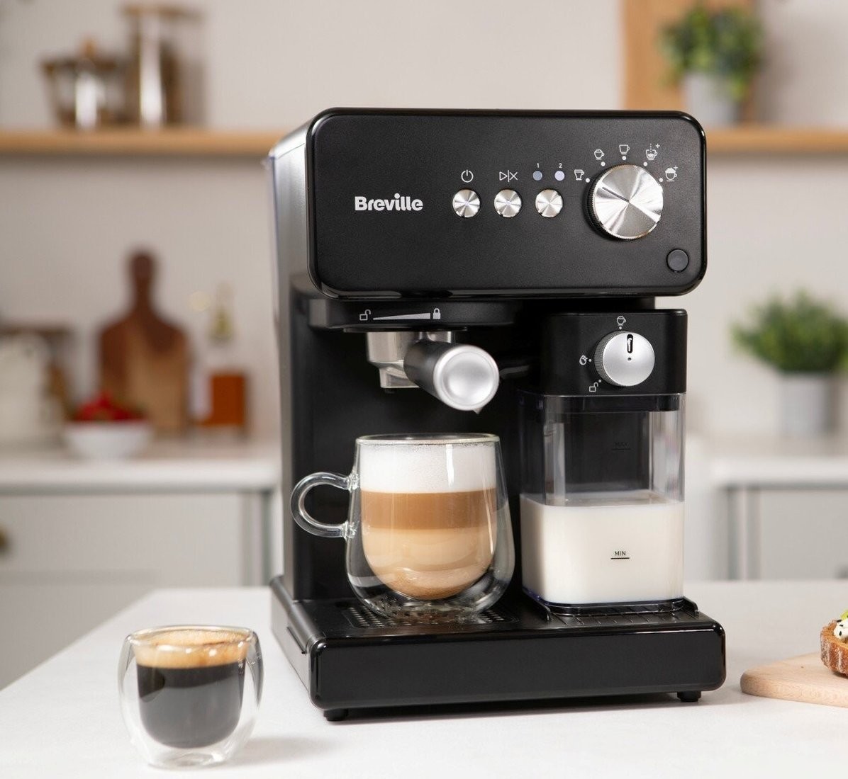 Рожковая кофеварка Breville Prima Latte Compact VCF183X