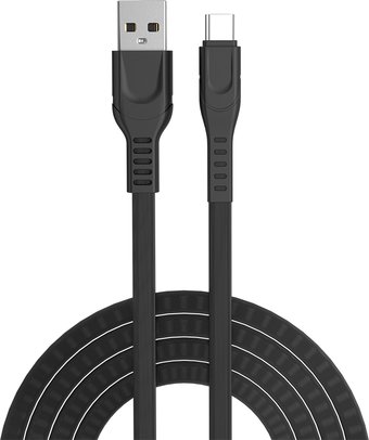Кабель Atomic Cabler 30.315 USB Type-A - USB Type-C (1 м, черный)