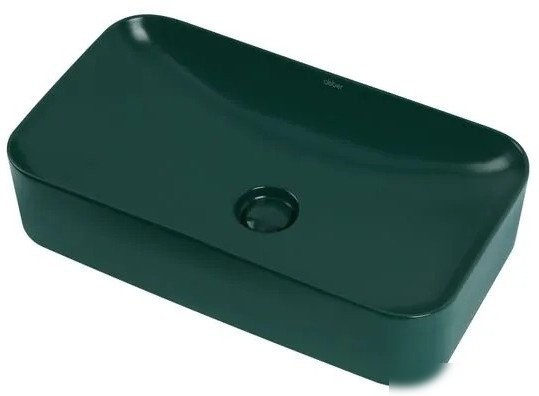 Умывальник Abber Rechteck AC2204MBG (зеленый матовый)