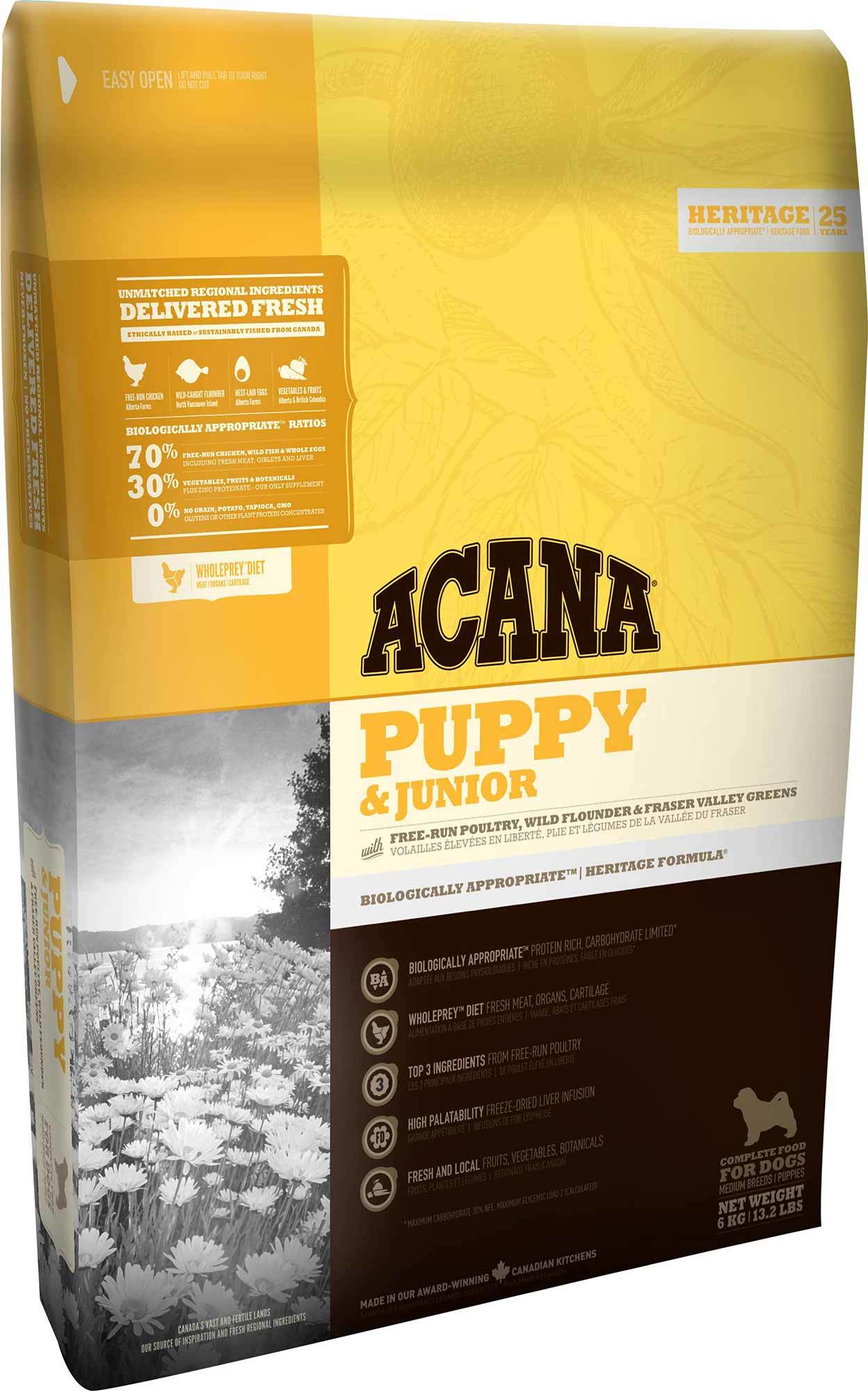 Корм для собак Acana Puppy & Junior 2 кг