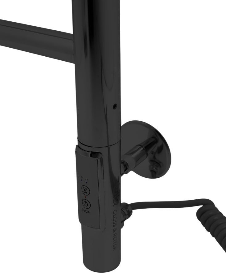 Полотенцесушитель Gloss & Reiter E2.L.43x80.F6 (таймер, муар черный)