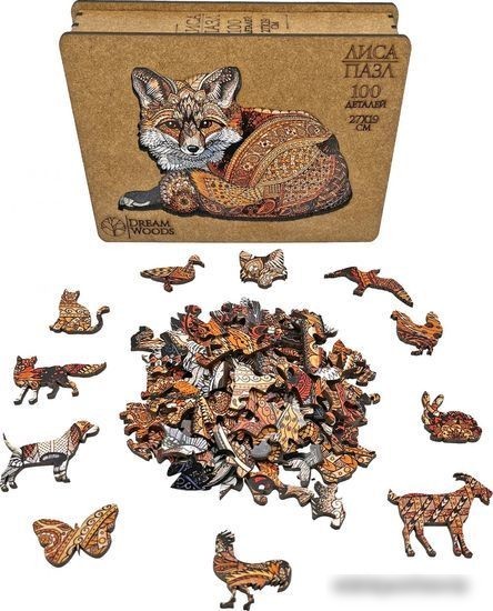 Пазл Dream Woods Лиса P-006 (100 эл)