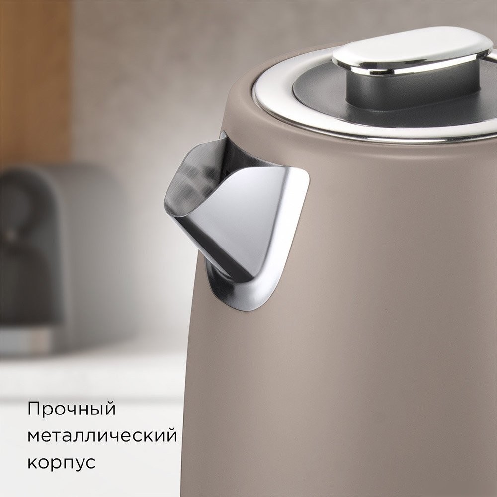 Электрический чайник Redmond (Редмонд) KM240 (бежевый)