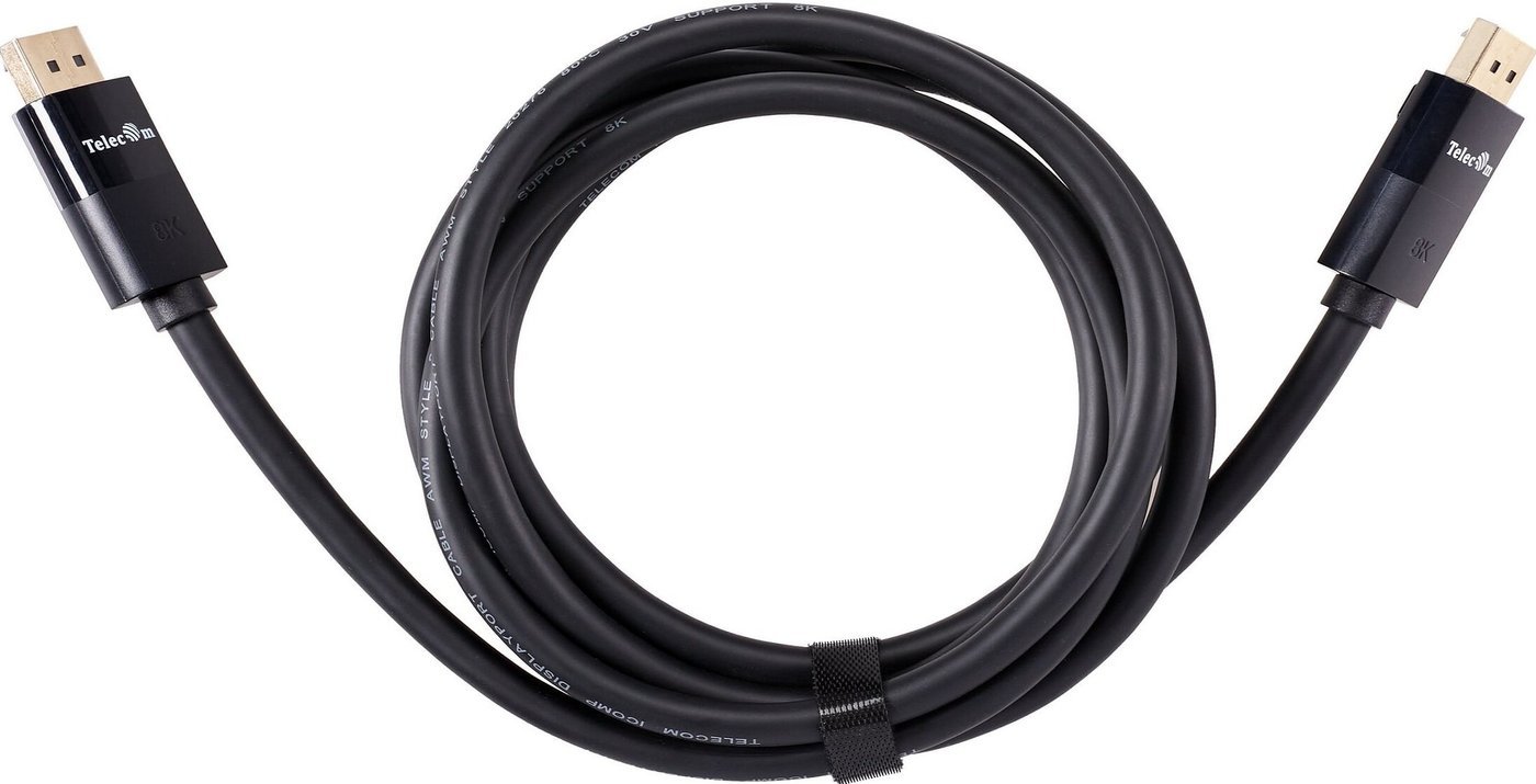 Кабель Telecom TCG755-2M DisplayPort - DisplayPort (2 м, черный)