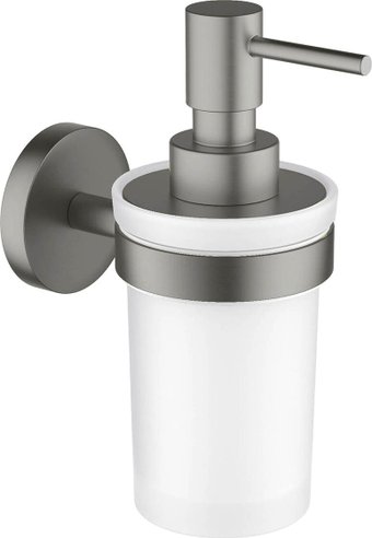 Дозатор для жидкого мыла Aquatek Европа AQ4105BGM (черный хром)