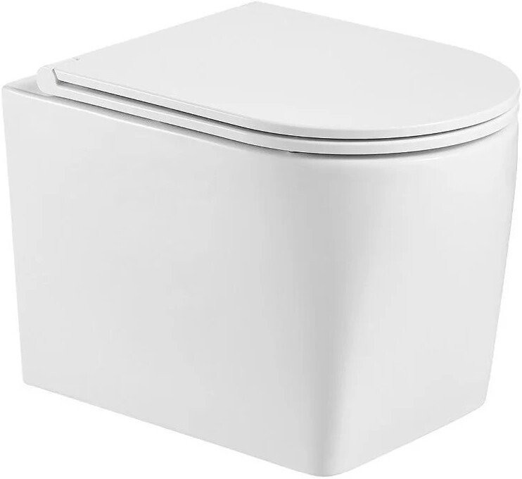 Унитаз подвесной WeltWasser Amberg 497 ST + Nesenbach 004 GL-WT + Amberg RD-WT