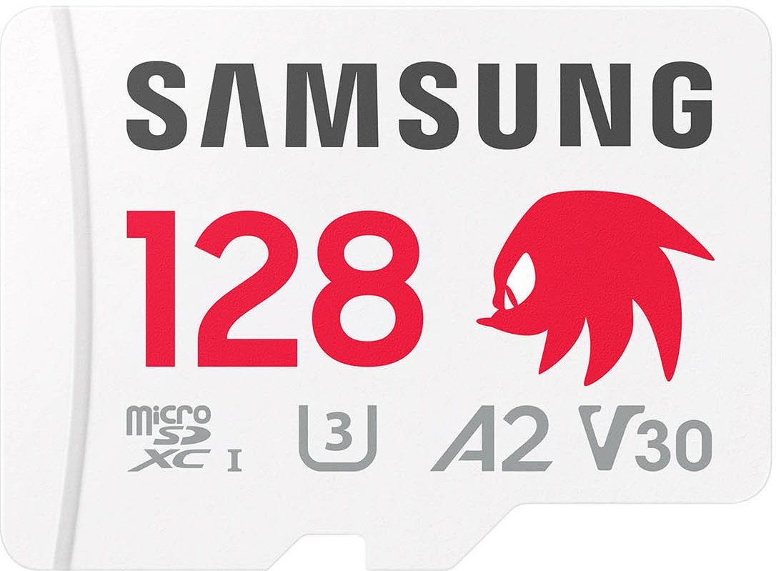 Карта памяти Samsung PRO Plus Sonic the Hedgehog microSDXC 128GB MB-MD128SA/LC1 (с адаптером)