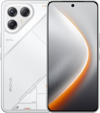Телефон Tecno Pova 7 Ultra 5G LJ9 8GB/256GB (белый)
