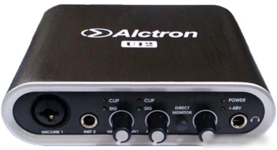 Аудиоинтерфейс Alctron U12 (черный)