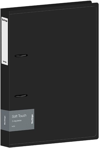 Папка-регистратор Berlingo Soft Touch RB4_24980 (черный)