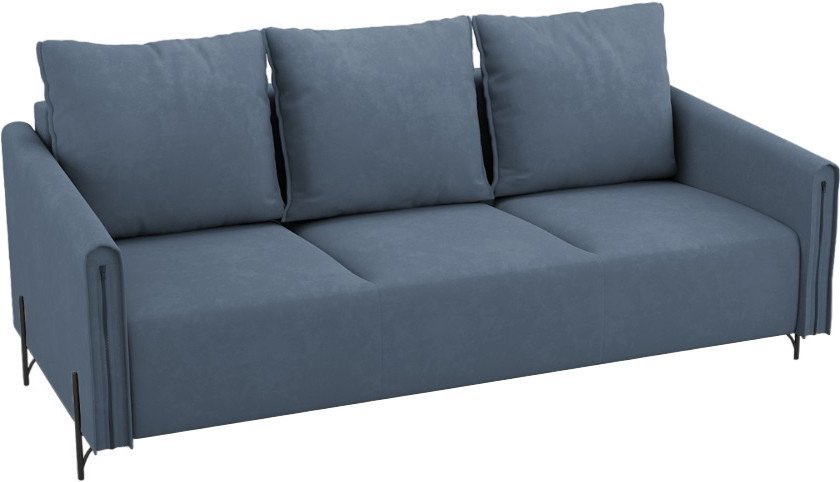 Диван Mio Tesoro Aspen НПБ (Velutto 48 синий denim)