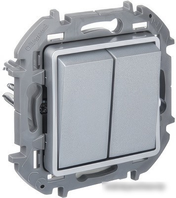Выключатель Legrand Inspiria 673657 (серый)