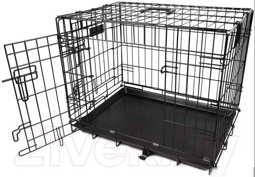 Клетка Duvo Plus Pet Kennel Large 780/482/DV (черный)