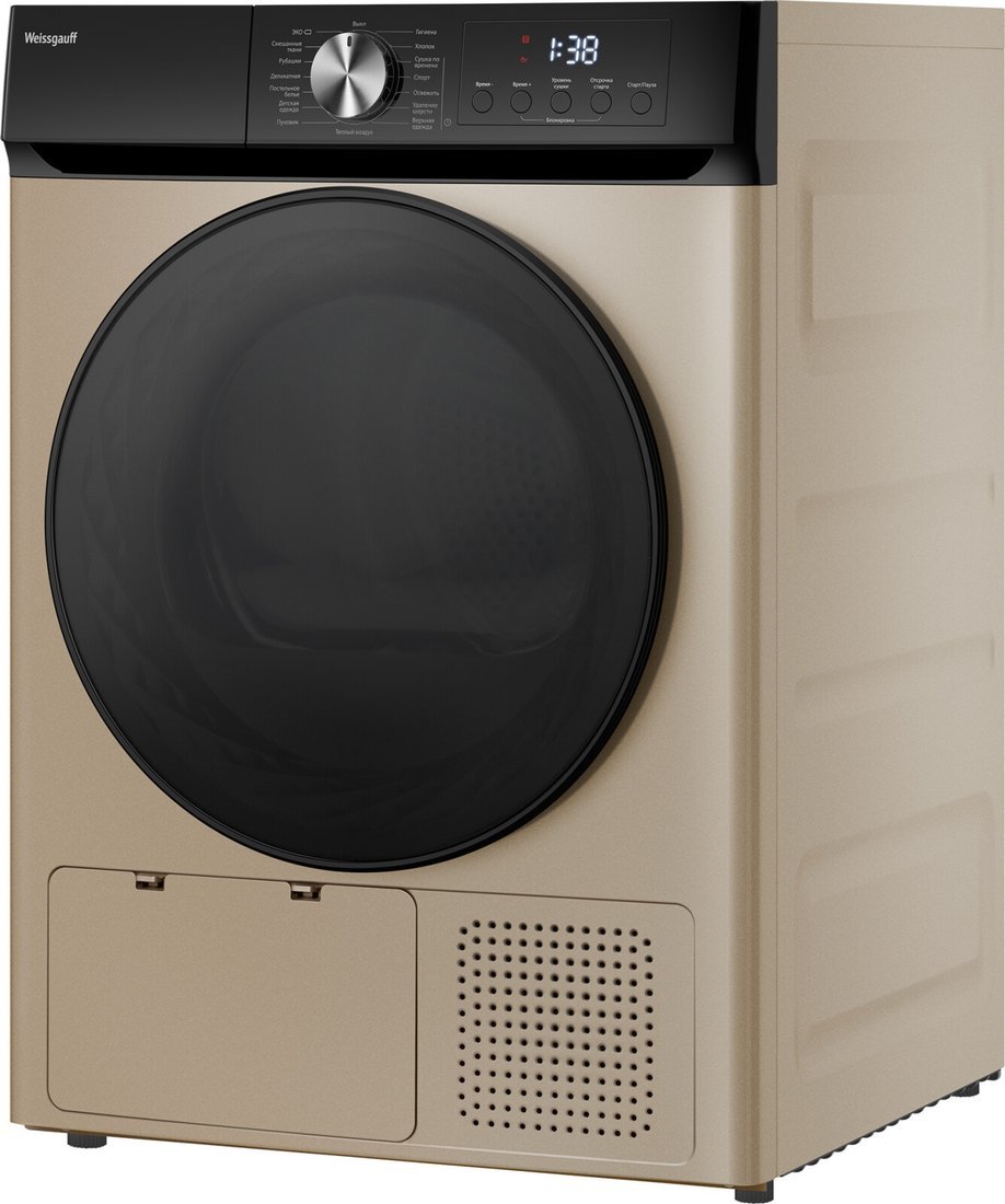 Сушильная машина Weissgauff WD 6010 Heat Pump Champagne