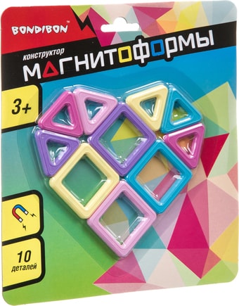 Конструктор Bondibon Магнитоформы ВВ4406 10 мини-деталей