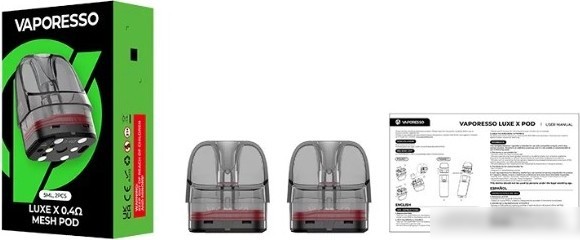 Набор картриджей Vaporesso для Luxe X Mesh 0.4 Ом 32W (5мл, 2шт)