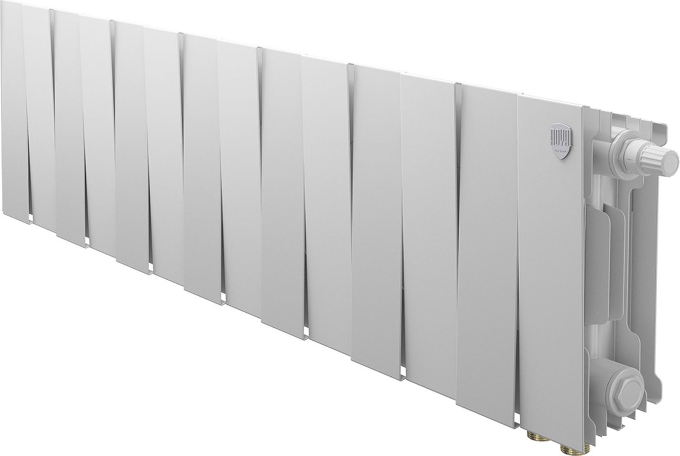 Биметаллический радиатор Royal Thermo PianoForte 200 Белый VR80 - 14 секций