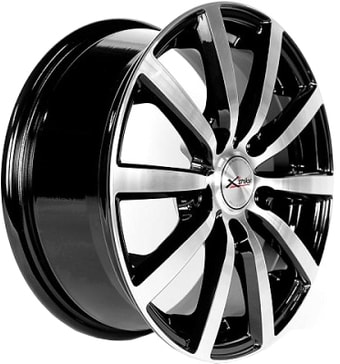 Литые диски X'trike X-115 15x6" 5x100мм DIA 67.1мм ET 38мм BK/FP