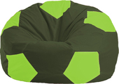 Кресло-мешок Flagman Мяч Стандарт М1.1-55g (темно-оливковый/салатовый)