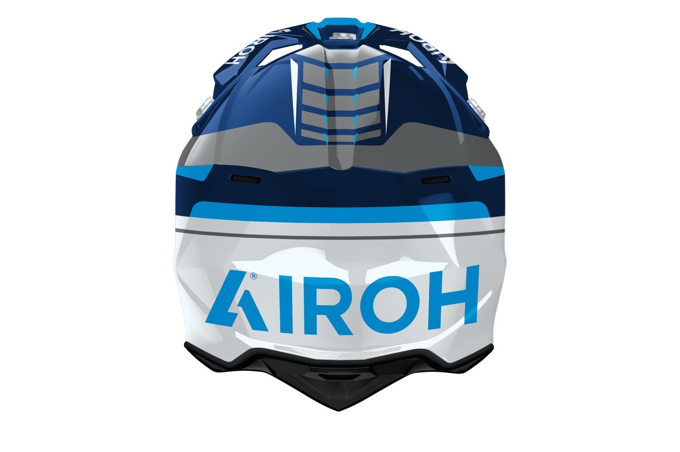 Мотошлем Airoh WRAAAP Conquer WRAC18-M (M, синий глянец)