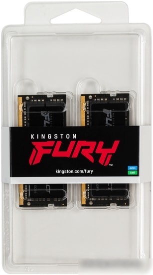 Оперативная память Kingston FURY Impact 2x32GB DDR4 SODIMM PC4-25600 KF432S20IBK2/64