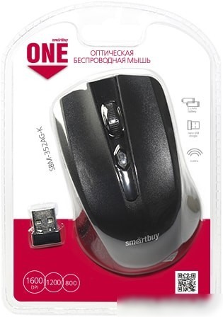 Мышь SmartBuy One 352AG (черный)