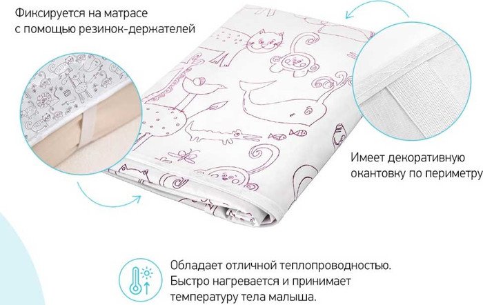 Клеенка Roxy Kids R-0078 (белый)