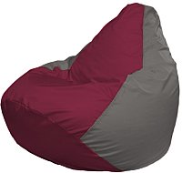 Кресло-мешок Flagman Груша Мега XXXL Г3.1-303 (бордовый/серый)