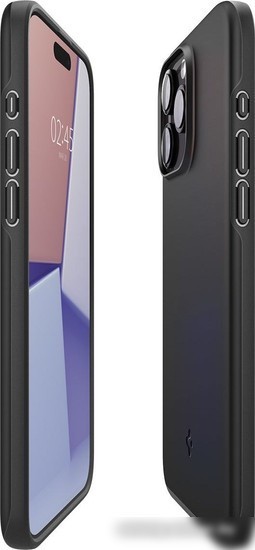 Чехол для телефона Spigen Thin Fit для iPhone 15 Pro Max ACS06544 (черный)