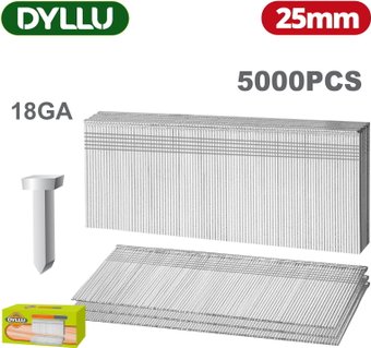 Гвозди для пистолета Dyllu DTNA18251 (5000 шт)